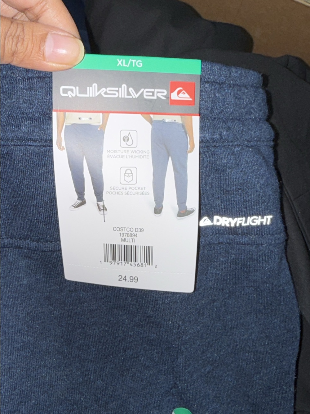 Quiksilver Navy Blue Dryflight Sweatpant Joggers